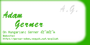 adam gerner business card